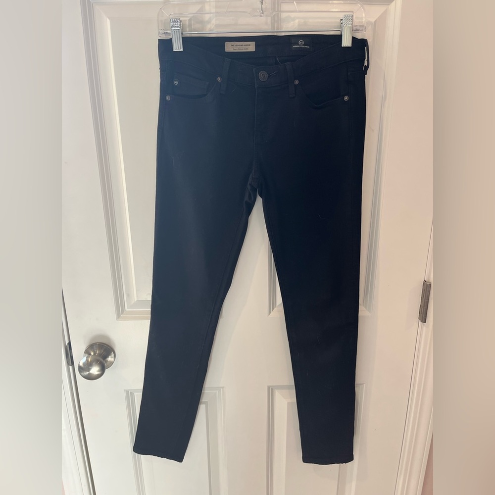 Adriano Goldschmied Super Skinny Ankle Black Jegging Size 25R